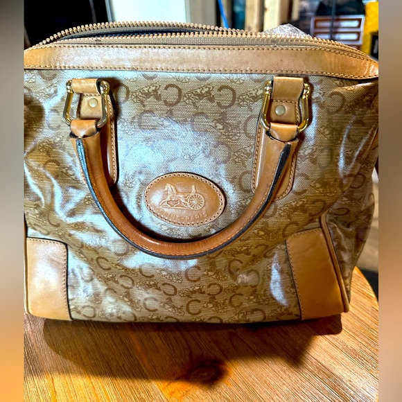 Celine Handbags - Celine Macadam Boston bag In clean good used condition